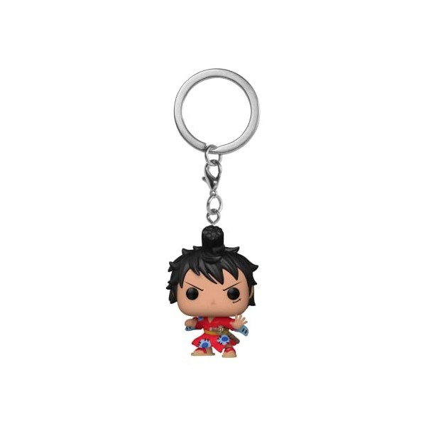 Funko Pop! Keychain: One Piece - Monkey D. Luffy in Kimono - Mini-Figurine en Vinyle à Collectionner Porte-clés Fantaisie - C