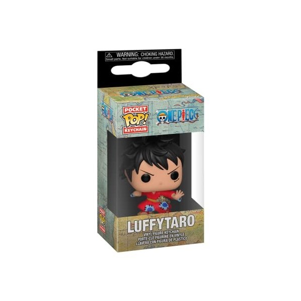 Funko Pop! Keychain: One Piece - Monkey D. Luffy in Kimono - Mini-Figurine en Vinyle à Collectionner Porte-clés Fantaisie - C