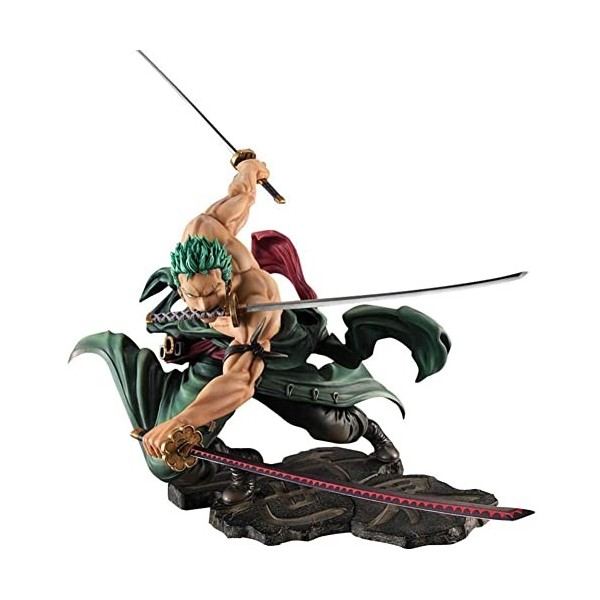 BESTZY One Piece Zoro Action Figure dAnime Populaire Collection Modèle Jouet Statues Collectibles Ornements De Collecte Stat