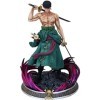 WANSHI One Piece Zoro Figure, GK Anime 25cm Roronoa PVC Modèle/Personnage Figurine Adulte Jouets/Poupées/Cadeaux de Collectio