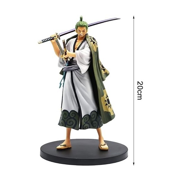 IOSCDH Roro-noa Zo-ro Balancier,Anime Heroes One Pie-ce,One Pie-ce Action Balancier,Figurine Anime Heroes 20 Cm Roro-noa Zoro