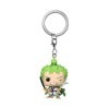 Funko Pop! Keychain: One Piece - Roronoa Zoro - Mini-Figurine en Vinyle à Collectionner Porte-clés Fantaisie - Cadeau de Noël