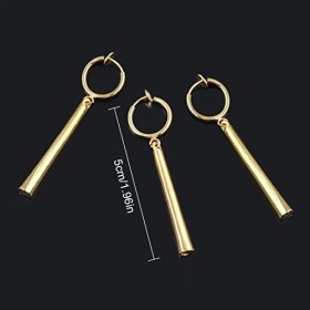 3Pcs One Piece Roronoa Zoro Boucles dOreilles, Animation Japonaise Boucles dOreilles en Métal Personnalité Unisexe Mode Bij