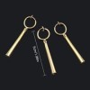 3Pcs One Piece Roronoa Zoro Boucles dOreilles, Animation Japonaise Boucles dOreilles en Métal Personnalité Unisexe Mode Bij