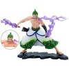 Miotlsy Figurine, 20 CM PVC Figurine Zoro Statue Cartoon Anime Personnage Ornements Collectibles Toy Animations Character Mod