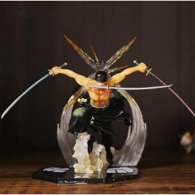 Anime One Piece Roronoa Zoro Figure New World Version Trois Couteaux Thousand World Collection Modèle Figurine Décoration Orn