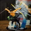 Anime One Piece Roronoa Zoro Figure New World Version Trois Couteaux Thousand World Collection Modèle Figurine Décoration Orn