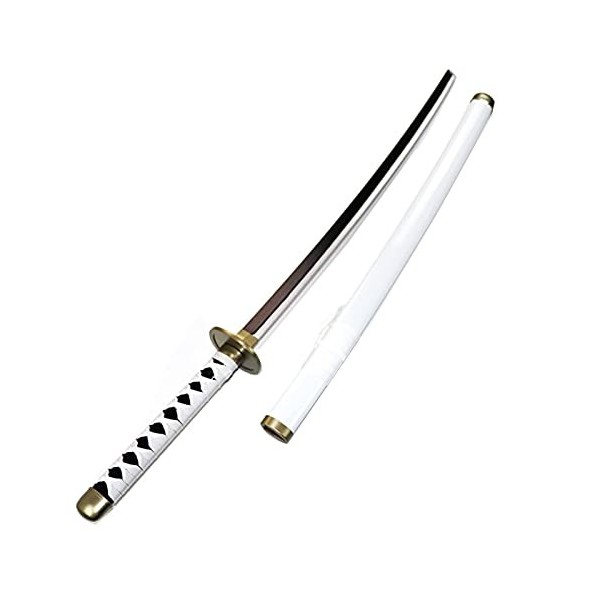 HZYYZH Samurai Ninja Wooden Sword Arme, Anime Noir Samurai Roronoa Zoro Cosplay Katana Couteau Sword Jouets pour Adolescents,