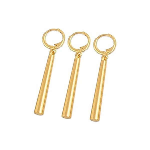 3Pcs One Piece Roronoa Zoro Boucles dOreilles, Animation Japonaise Boucles dOreilles en Métal Personnalité Unisexe Mode Bij