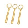 3Pcs One Piece Roronoa Zoro Boucles dOreilles, Animation Japonaise Boucles dOreilles en Métal Personnalité Unisexe Mode Bij