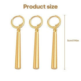 3Pcs One Piece Roronoa Zoro Boucles dOreilles, Animation Japonaise Boucles dOreilles en Métal Personnalité Unisexe Mode Bij