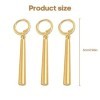 3Pcs One Piece Roronoa Zoro Boucles dOreilles, Animation Japonaise Boucles dOreilles en Métal Personnalité Unisexe Mode Bij