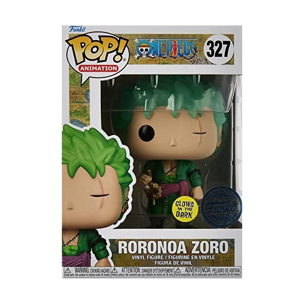 Funko Pop! One Piece - Roronoa Zoro Glow in The Dark 327 Special Edition 