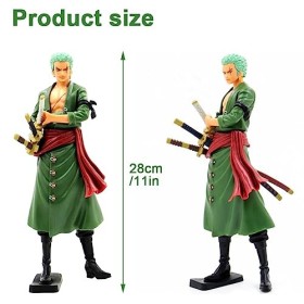 OBLRXM One Piece Zoro Action Figure dAnime Populaire Collection Modèle Jouet Statues PVC Anime Figure Statue Ornements Doll 