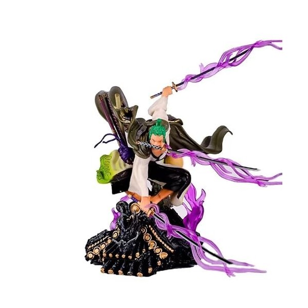 FGuérinInternational Figurine Roronoa Zoro One Piece Anime Manga Décoration Collection Cadeau PVC