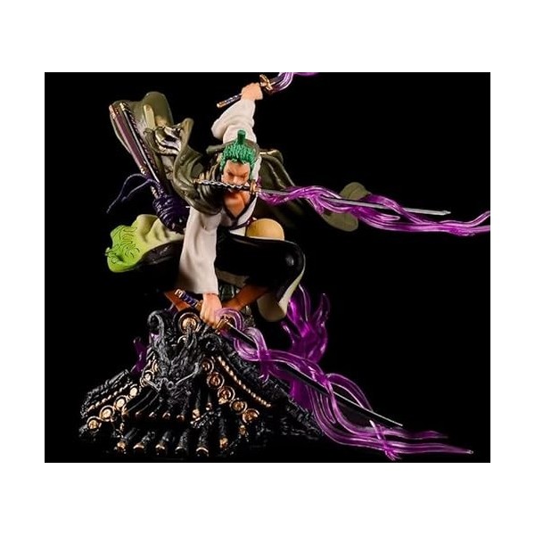 FGuérinInternational Figurine Roronoa Zoro One Piece Anime Manga Décoration Collection Cadeau PVC