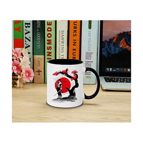 Red Sun Zoro - tasse à café Mug cadeau Son Ruffy Luffy Zoro Saitama One Dragon Master Goku Ball Vegeta Zoro Piece Db, Farbe2: