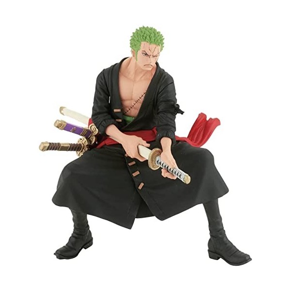 Banpresto - One Piece King Of Artist The Roronoa Zoro-Wanokuni - II Statue 203548 Noir