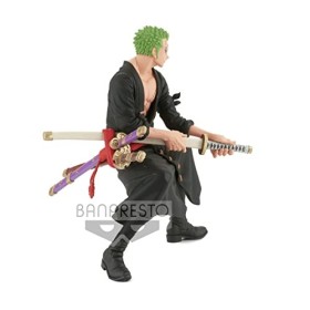 Banpresto - One Piece King Of Artist The Roronoa Zoro-Wanokuni - II Statue 203548 Noir