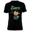 One piece Hommes T-Shirt Roronoa Zoro Anime Coton Noir - XL