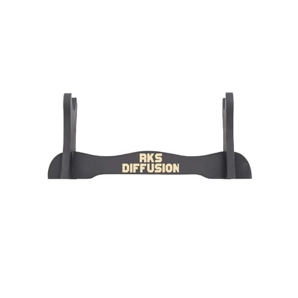 One Piece Katana Tout en Bois Lame en Bois Katana Enma Black Sabre en Bois Epee Zoro Epee Meito + Support en Bois