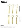 6PCS One Piece Roronoa Zoro Boucles dOreilles, Boucles dOreilles One Piece Zoro, Boucles dOreilles en Or, Personnalité Uni