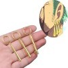 XHBTS Boucles doreilles One Piece Zoro - Boucles doreilles en or à clip sur Anime Cosplay pour les amoureux de lAnime cli