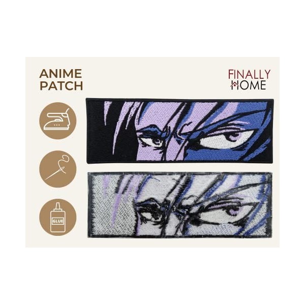 Écusson thermocollant Anime Gangster - Patch manga - Bad Boy - Patch à repasser - Patch de dessin animé - Patch à repasser re