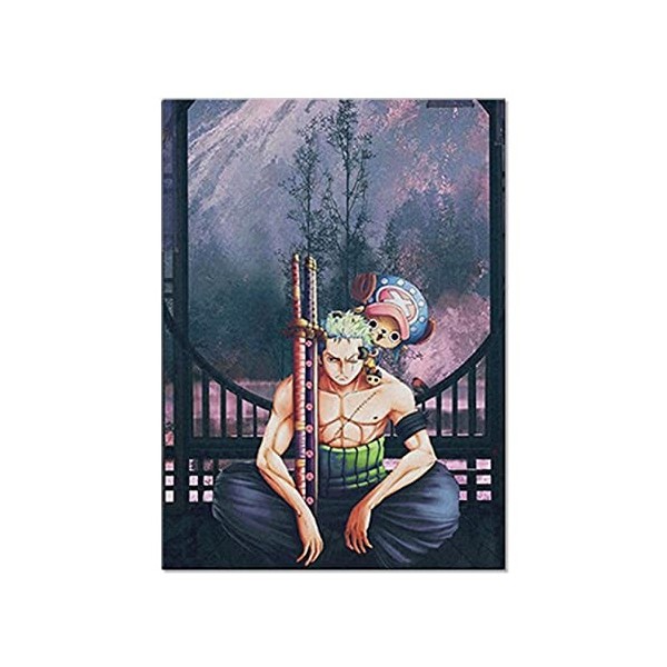 tableautoile peinture muralewall art Roroa Zoro Wall Art Chopper Photos One Piece Impression Affiche De Rôle De Bande Dessiné