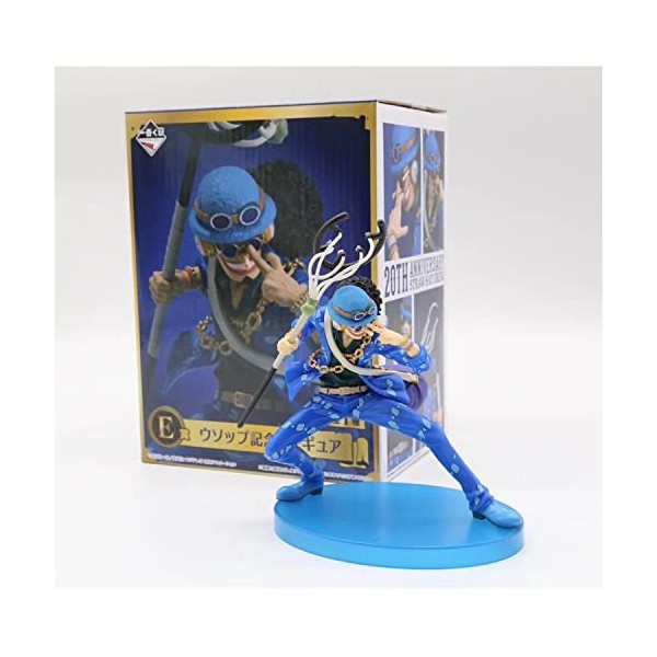 REOZIGN Figurines One Piece, Luffy Zoro Nami Sanji Tony Chopper Usopp Franky Brook Figurines Statue 20e Anniversaire One Piec