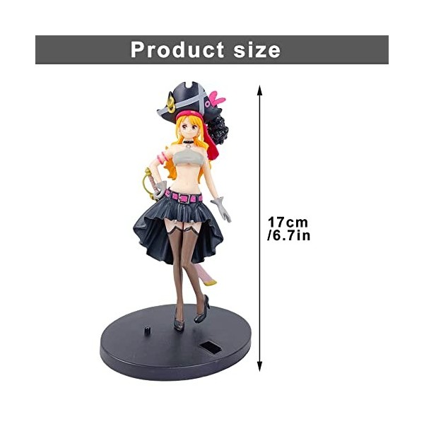 IFHDO Namin Gâteau Topper 17cm Nami Figurine Figurine articulée de la série Nami Figure Modèle pour Enfants Bébé Fête danniv