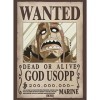 ABYSTYLE GBEye - ONE PIECE Poster Wanted God Usopp 52x38cm 