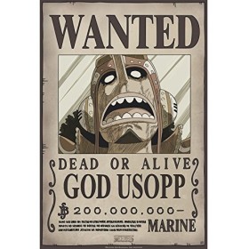 ABYSTYLE - One Piece Poster Wanted Usopp New 52 x 35 cm 