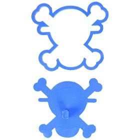 Cuticuter One Piece Coupe-biscuits, Plastique, Bleu, 8 x 7 x 1,5 cm