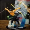 tshy Anime One Piece Roronoa Zoro Figure New World Version Trois Couteaux Thousand World Collection Modèle Figurine Décoratio