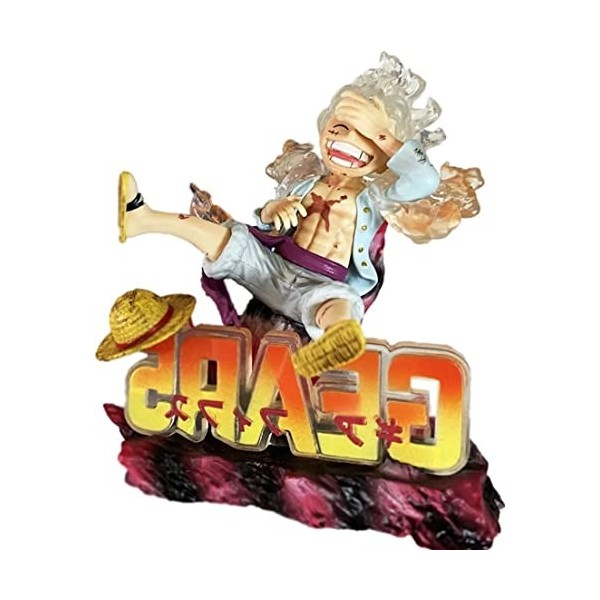 FGuérinInternational Figurine One Piece Monkey D. Luffy Gear 5 Version Mini PVC 12cm