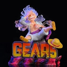 FGuérinInternational Figurine One Piece Monkey D. Luffy Gear 5 Version Mini PVC 12cm