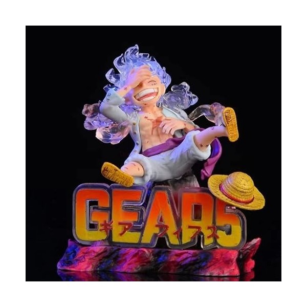 FGuérinInternational Figurine One Piece Monkey D. Luffy Gear 5 Version Mini PVC 12cm