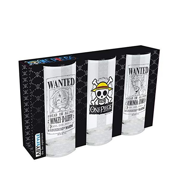 ABYSTYLE - ONE PIECE - Set de 3 verres