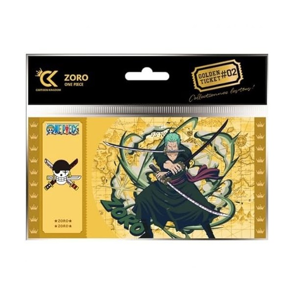 Cartoon Kingdom - Golden Ticket One Piece - Roronoa Zoro - 3760375863040